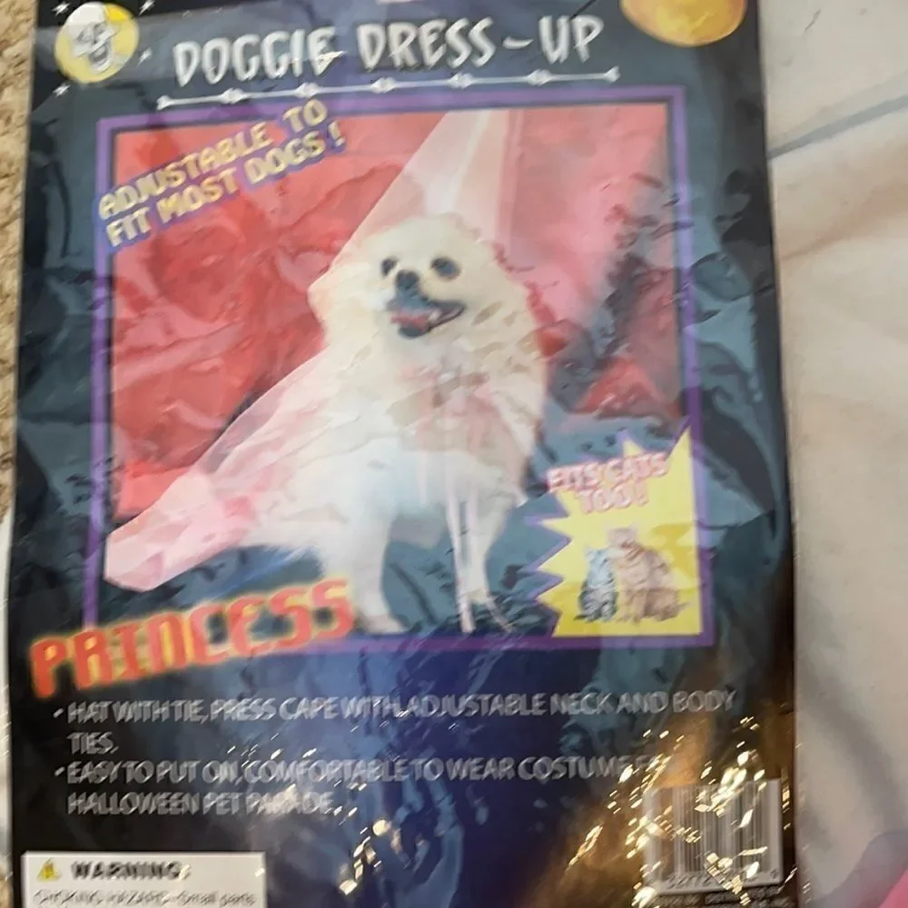 Doggie princess Dress Up. Fits Most Dogs.